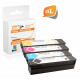 Printer-Express 4er Set Druckerpatronen ersetzt HP 970XL, 970
