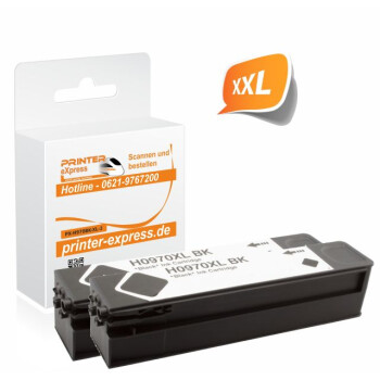 Printer-Express 2er Set ersetzt HP 970XL, CN625AE,...
