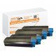 Toner 4er Set ersetzt Oki C3100, C3200, C5100 XL für Oki Drucker