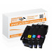 Toner 4er Set alternativ zu CX17, C1700 für Epson Drucker