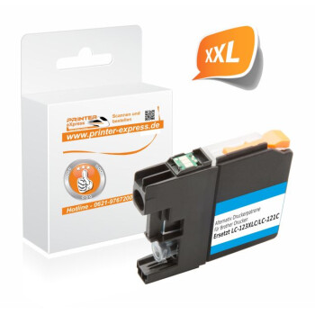 Printer-Express Druckerpatrone ersetzt Brother LC-123C...