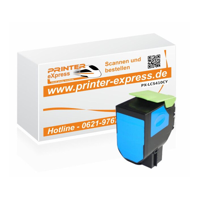 Toner alternativ zu Lexmark 800H2, 802HC, 80C2HC0 für Lexmark Drucker cyan 3.000 Seiten