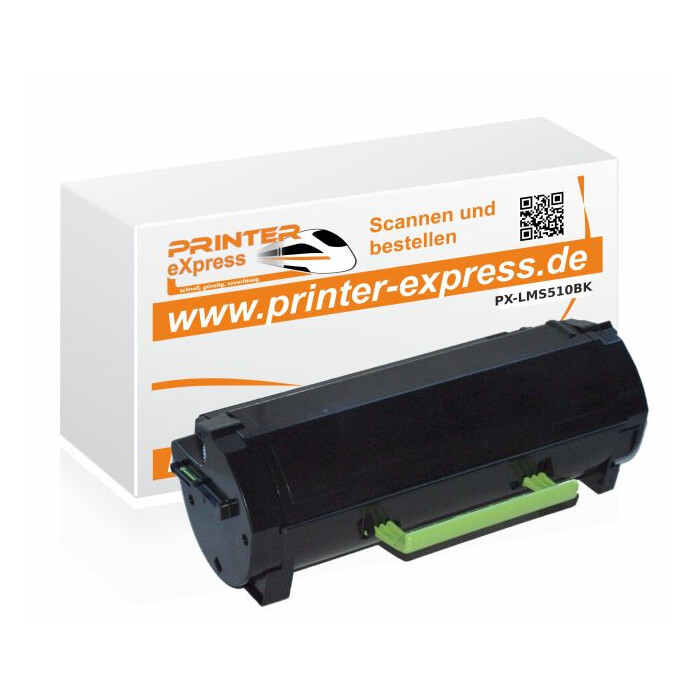 Toner ersezt Lexmark 502U, 502UA, 50F0UA0 20.000 Seiten für Lexmark Drucker schwarz