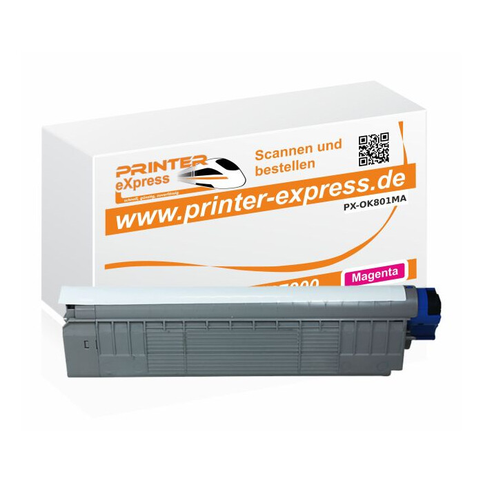 Toner ersetzt Oki 44643002, C801, C801 XL für Oki Drucker magenta