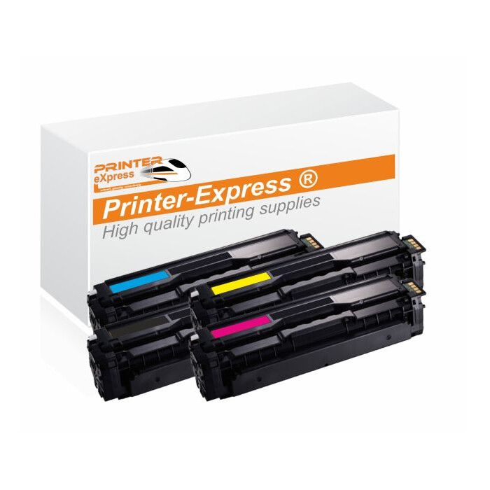 Toner 4er Set alternativ zu Samsung CLT-505 für Samsung Drucker