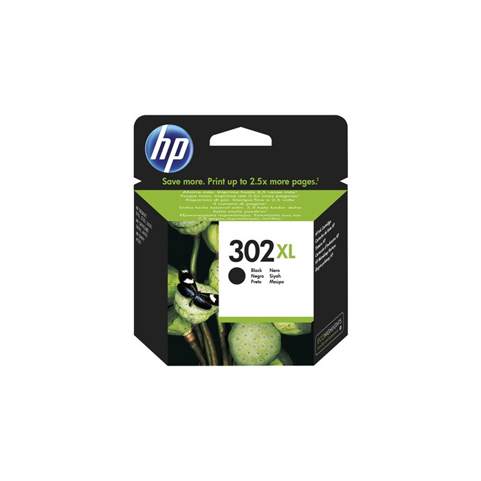 HP 302 XL Druckerpatrone black F6U68AE