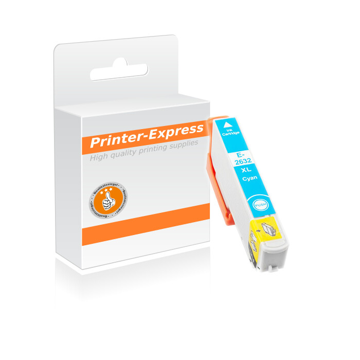 Druckerpatrone ersetzt Epson T2632, 26XL cyan