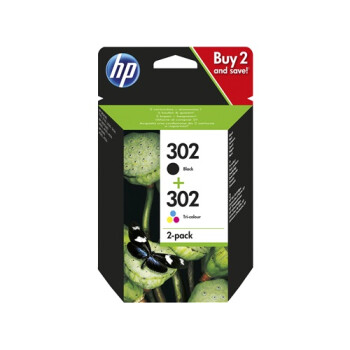 HP 302 Druckerpatrone 2er Set schwarz und color