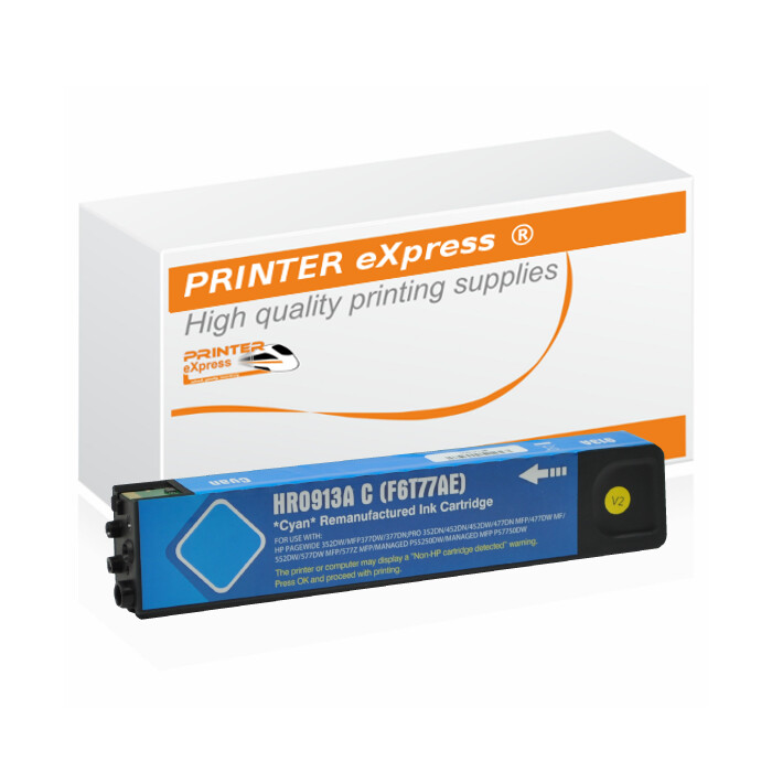 Druckerpatrone ersetzt HP F6T77AE, 913A cyan