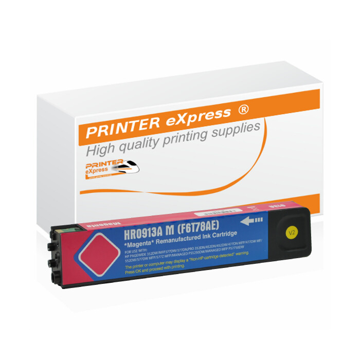 Druckerpatrone ersetzt HP F6T78AE, 913A magenta