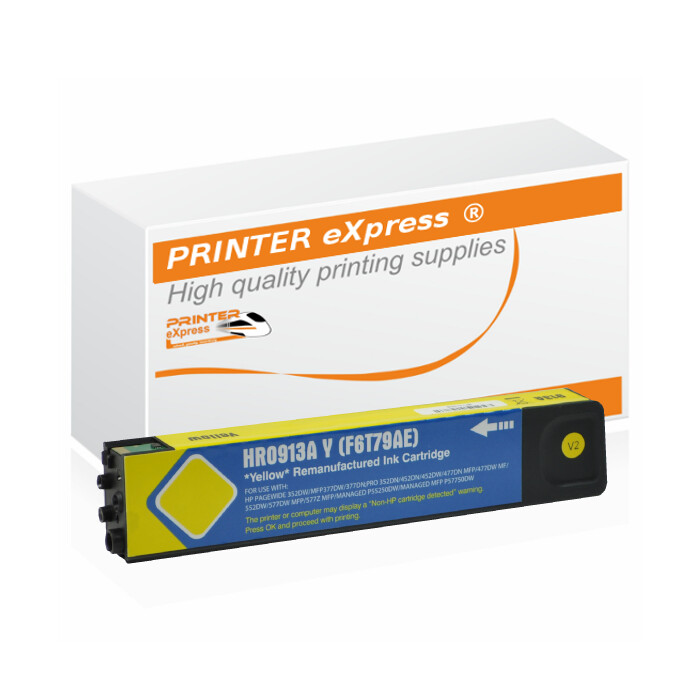 Druckerpatrone ersetzt HP F6T79AE, 913A gelb