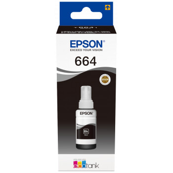 Epson Tinte C13T664140, 664 schwarz