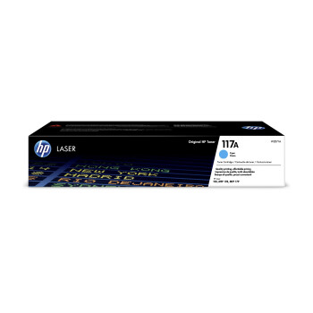 HP Toner W2071A, 117A cyan