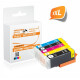 Multipack 5 Druckerpatronen alternativ zu PGI-525 und CLI-526 für Canon Drucker mit Chip