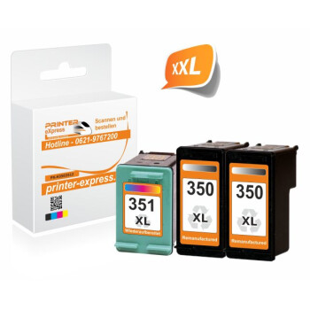 HP 350 + 351 Multipack 2x Schwarz + 1x Color (HP 350 XL,...