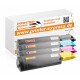 Toner Multipack alternativ zu Epson C1100 4 Tonerkartuschen für Epson Drucker