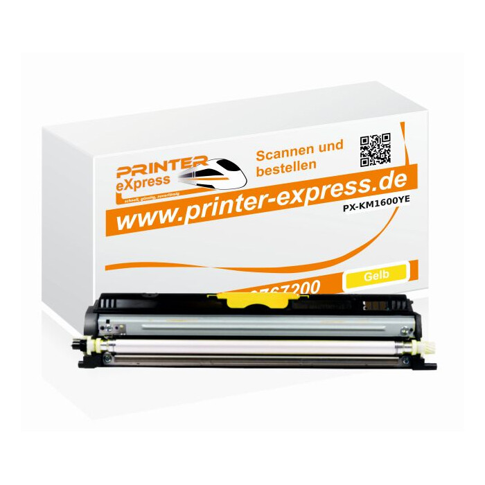 Toner alternativ zu Konica Minolta A0V306H, A0V305H, 1600W für Minolta Drucker Gelb