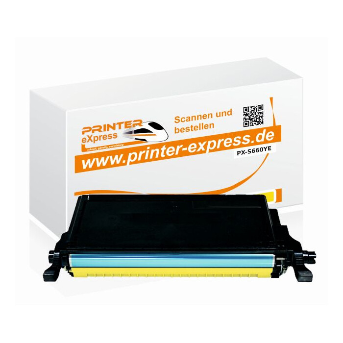 Toner alternativ zu Samsung CLP-610, CLP-660, CLP-Y660B/ELS für Samsung Drucker Gelb