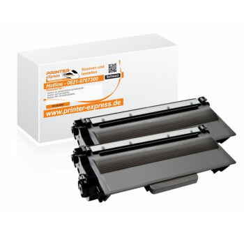 Toner 2er Set alternativ zu Brother TN-3380, TN3380...