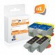 Printer-Express XL-SET 4 Druckerpatronen ersetzt Samsung INK-M210, INK-C210
