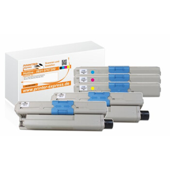 Toner 5er Set alternativ zu Oki C310 XXL