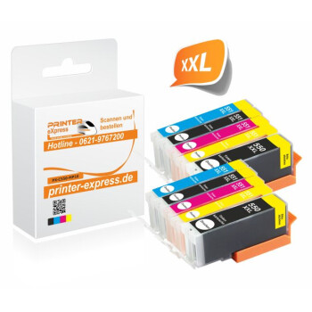 Printer-Express 10er Set Druckerpatronen ersetzen...