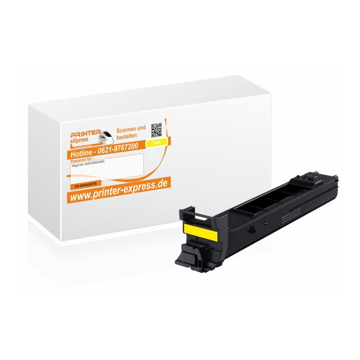 Toner alternativ zu Konica Minolta A0DK252, A0DK251, 4650 für Minolta Drucker gelb