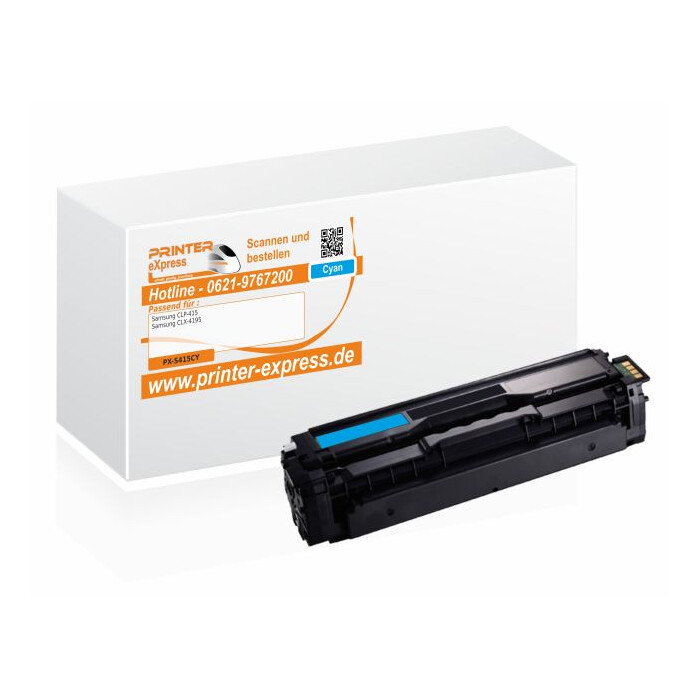 Toner ersetzt Samsung CLP-415, CLT-C504S/ELS, C504S für Samsung Drucker cyan