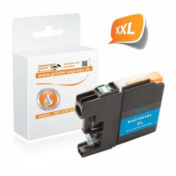 Printer-Express Druckerpatrone ersetzt Brother LC-125XLC...
