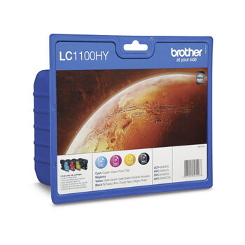 Brother Value Pack LC1100HY, LC-1100HY Multi Pack, 4...