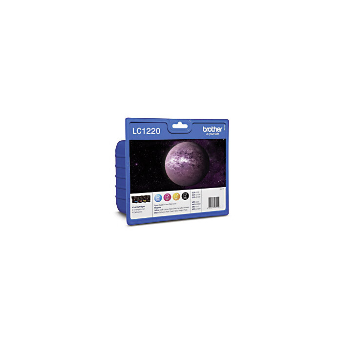 Brother Multipack  LC1220, LC-1220 4 Tintenpatronen