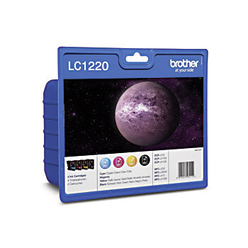 Brother Multipack  LC1220, LC-1220 4 Tintenpatronen