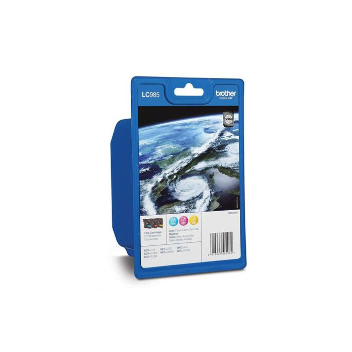 Brother Multipack  LC985, LC-985 3 Tintenpatronen