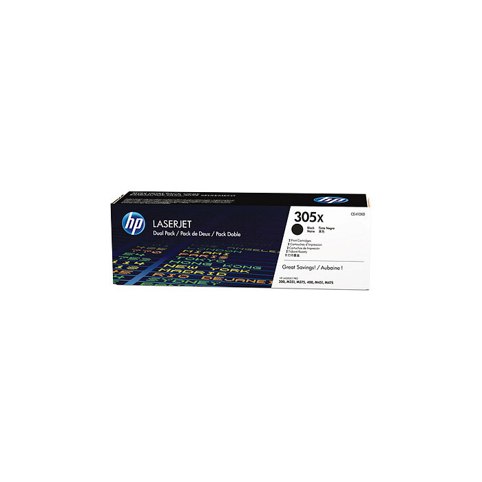 ORIGINAL HP Value Pack schwarz CE410XD 305X 2x CE410X